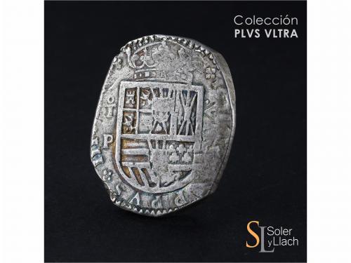 FELIPE III. 8 Reales. 1621. TOLEDO. P. Anv.: T roel encima /