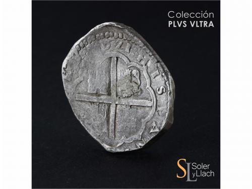 FELIPE III. 8 Reales. 1621. TOLEDO. P. Anv.: T roel encima /