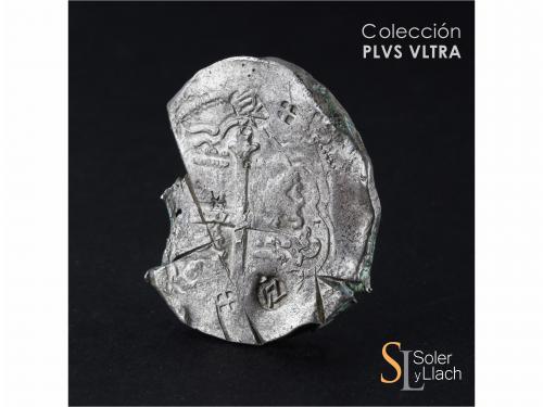 FELIPE III. 8 Reales. 1619. MÉXICO. D. Anv.: M roel encima /