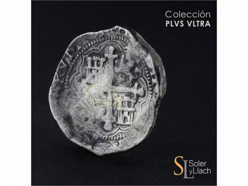 FELIPE III. 8 Reales. 1620. MÉXICO. D. Anv.: M roel encima /