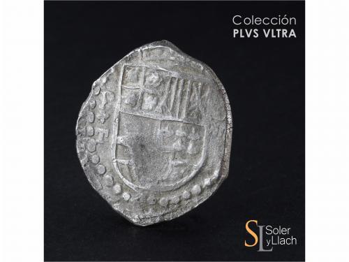 FELIPE III. 8 Reales. 1619. POTOSÍ. T. Anv.: P / + / T - Esc