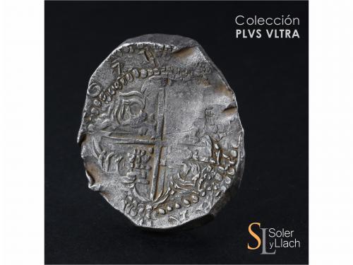 FELIPE III. 8 Reales. 16Z1. POTOSÍ. T. Anv.: P / + / T - Esc