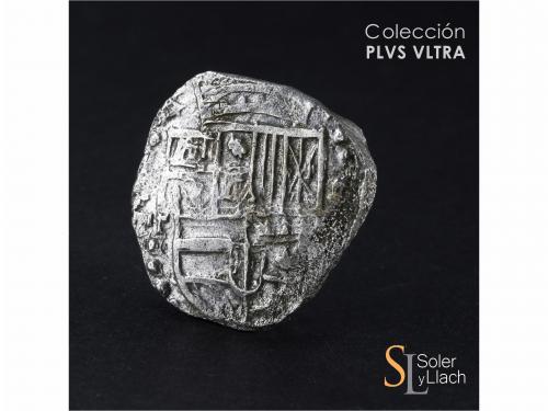 FELIPE III. 8 Reales. 1621/0. POTOSÍ. T. 26,38 grs. Limpiada