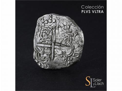 FELIPE III. 8 Reales. 1621/0. POTOSÍ. T. 26,38 grs. Limpiada