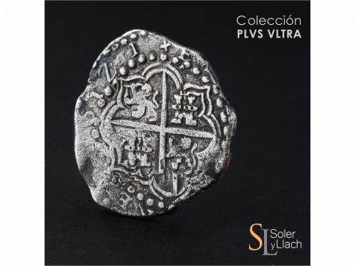 FELIPE III. 8 Reales. 61Z1. POTOSÍ. T. 25,26 grs. Error en f