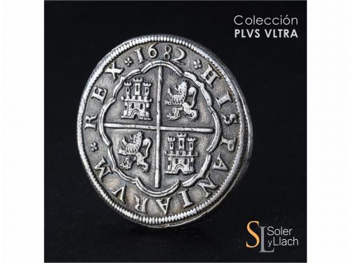 CARLOS II. 8 Reales. 1682. SEGOVIA. M. Anv.: CAROLVS / PHILI