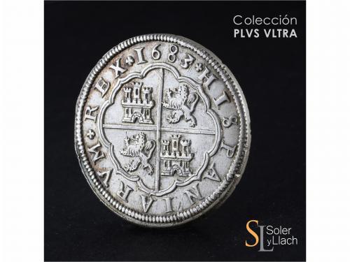 CARLOS II. 8 Reales. 1683/2. SEGOVIA. BR (nexadas). 27,55 gr