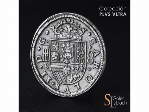 CARLOS II. 8 Reales. 1683. SEGOVIA. BR (nexadas). 26,48 grs.