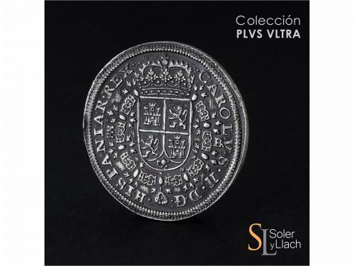 CARLOS II. 8 Reales. 1691. SEGOVIA. BR (nexadas). 21,73 grs.