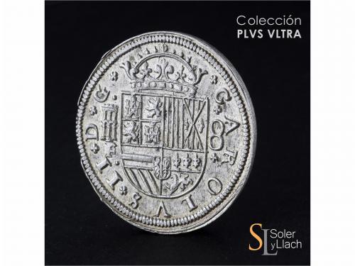 CARLOS II. 8 Reales. 1697/82. SEGOVIA. F/BR (nexadas). 27,29