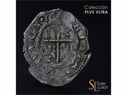 CARLOS II. 8 Reales. 1680. SEVILLA. S. 27,20 grs. Muy escasa