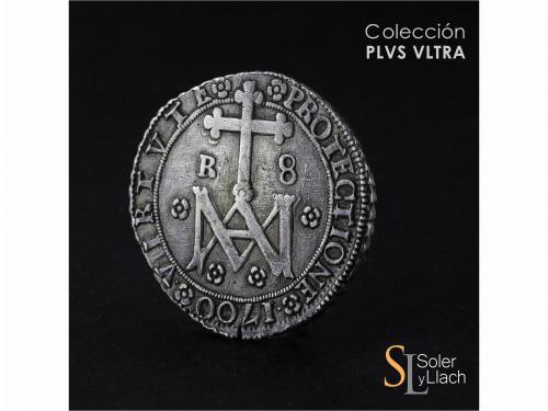 CARLOS II. 8 Reales. 1700. SEVILLA. M. Anv.: S - M. HISPANI 