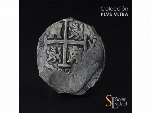 CARLOS II. 8 Reales. 1692. LIMA. V. 26,85 grs. Dos fechas vi