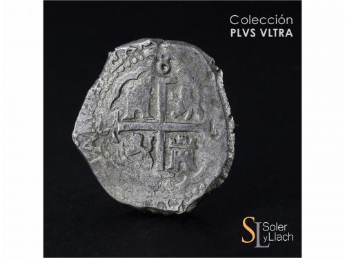 CARLOS II. 8 Reales. 1694. LIMA. M. 27,16 grs. Tres fechas v