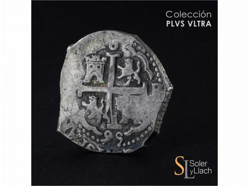 CARLOS II. 8 Reales. 1695. LIMA. R. 27,20 grs. MBC. / Vey fi