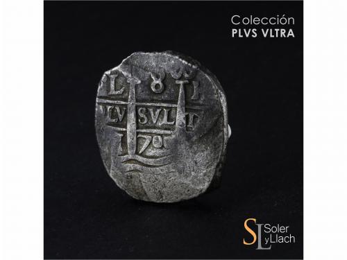 CARLOS II. 8 Reales. 1700. LIMA. H. 26,91 grs. MBC. / Very f