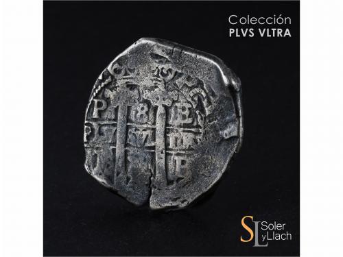 CARLOS II. 8 Reales. 1673. POTOSÍ. E. 23,73 grs. MBC-. / Alm