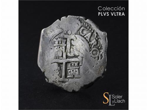 CARLOS II. 8 Reales. 1675. POTOSÍ. E. 26,57 grs. MBC-. / Alm