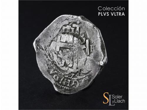 CARLOS II. 8 Reales. 1679. POTOSÍ. E. 26,72 grs. Dos fechas 