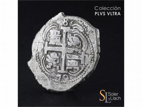 CARLOS II. 8 Reales. 1679. POTOSÍ. V. 26,35 grs. Dos fechas 