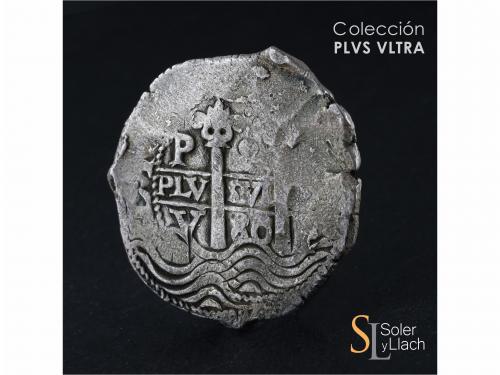 CARLOS II. 8 Reales. 1680. POTOSÍ. V. 26,35 grs. Dos fechas 