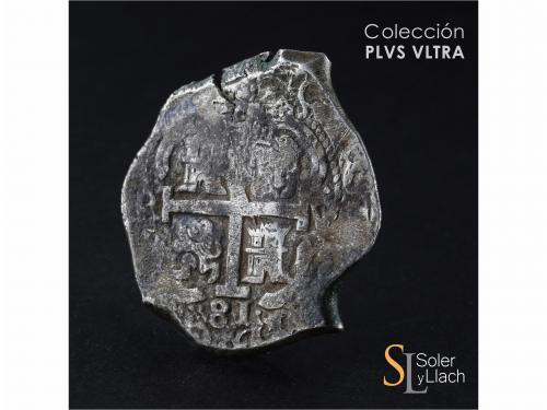 CARLOS II. 8 Reales. 1681. POTOSÍ. V. 26,57 grs. Dos fechas 