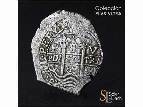 CARLOS II. 8 Reales. 1683. POTOSÍ. V. 27,10 grs. Visibles la