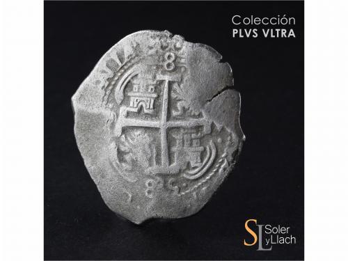 CARLOS II. 8 Reales. 1685. POTOSÍ. VR (nexadas). 26,47 grs. 