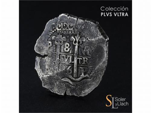 CARLOS II. 8 Reales. 1686. POTOSÍ. VR (nexadas). 26,10 grs. 