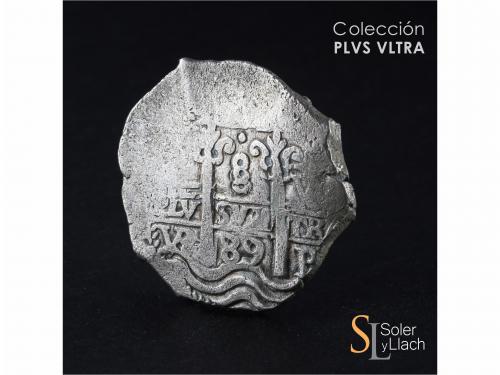 CARLOS II. 8 Reales. 1689. POTOSÍ. VR (nexadas). 26,50 grs. 