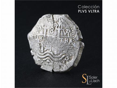 CARLOS II. 8 Reales. 1691. POTOSÍ. VR (nexadas). 26,85 grs. 