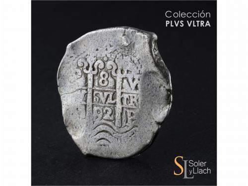 CARLOS II. 8 Reales. 1692. POTOSÍ. VR (nexadas). 26,70 grs. 
