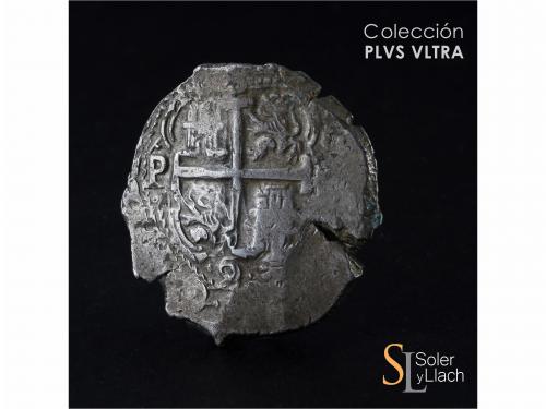 CARLOS II. 8 Reales. 1693. POTOSÍ. VR (nexadas). 27,02 grs. 