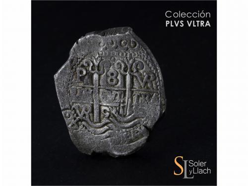 CARLOS II. 8 Reales. 1694. POTOSÍ. VR (nexadas). 26,58 grs. 