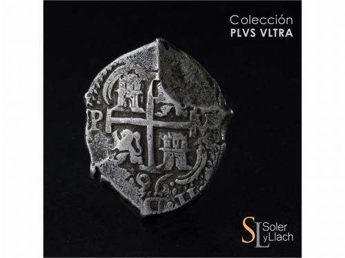 CARLOS II. 8 Reales. 1696. POTOSÍ. VR (nexadas). 26,53 grs. 