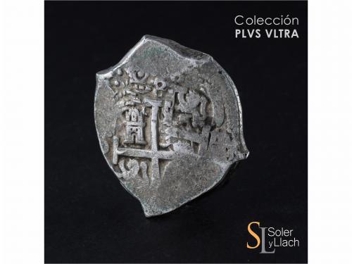 CARLOS II. 8 Reales. 1697. POTOSÍ. F. 26,64 grs. Ensayador p