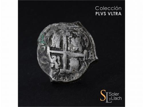 CARLOS II. 8 Reales. 1700. POTOSÍ. F. 24,86 grs. Dos fechas 