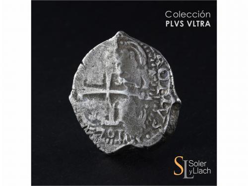 CARLOS II. 8 Reales. 1701. POTOSÍ. Y. Anv.: (C)AROLVS... 25,