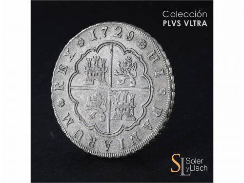 FELIPE V. 8 Reales. 1729. MADRID. J.J. 27,00 grs. 9 curvo. E