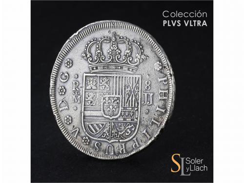 FELIPE V. 8 Reales. 1729. MADRID. J.J. 26,31 grs. 9 recto. R