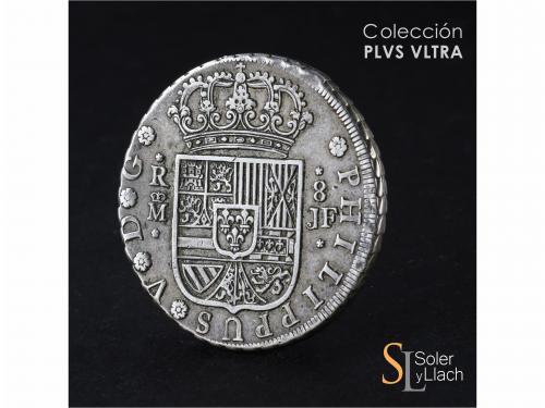 FELIPE V. 8 Reales. 1730. MADRID. J.F. 27,01 grs. Pátina. Es