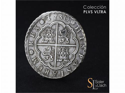 FELIPE V. 8 Reales. 1730. MADRID. J.F. 27,01 grs. Pátina. Es