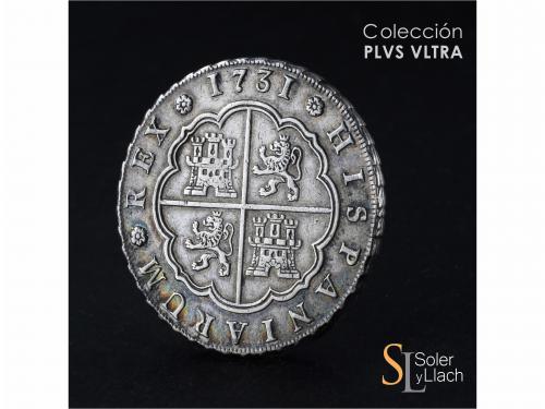 FELIPE V. 8 Reales. 1731. MADRID. F. 26,87 grs. Muy escasa. 
