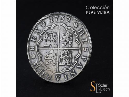 FELIPE V. 8 Reales. 1732. MADRID. J.F. 26,79 grs. Leves oxid