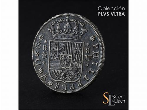 FELIPE V. 8 Reales. 1734. MADRID. J.F. 26,33 grs. Pátina osc