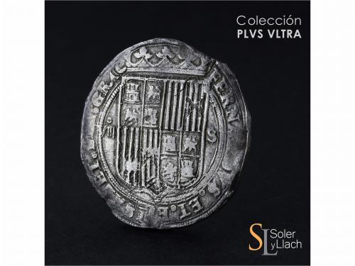 REYES CATÓLICOS. 8 Reales. SEVILLA. Anv.: VIII roel encima -