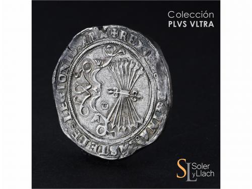 REYES CATÓLICOS. 8 Reales. SEVILLA. Anv.: VIII roel encima -