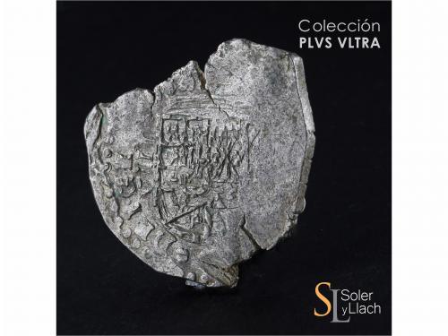 FELIPE V. 8 Reales. Fecha no visible. SEVILLA. 26,28 grs. Ac