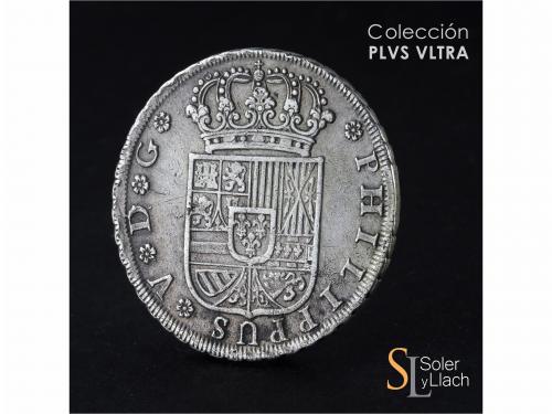 FELIPE V. 8 Reales. 1730. SEVILLA. 26,67 grs. Escasa. EBC-. 