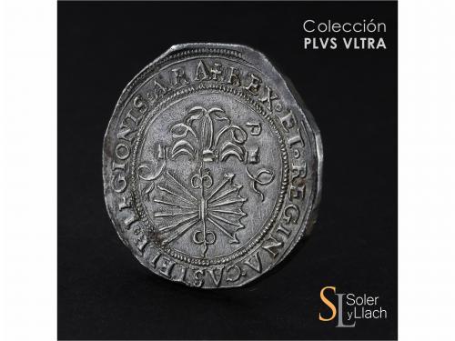 REYES CATÓLICOS. 8 Reales. SEVILLA. Anv.: S - Escudo - VIII 